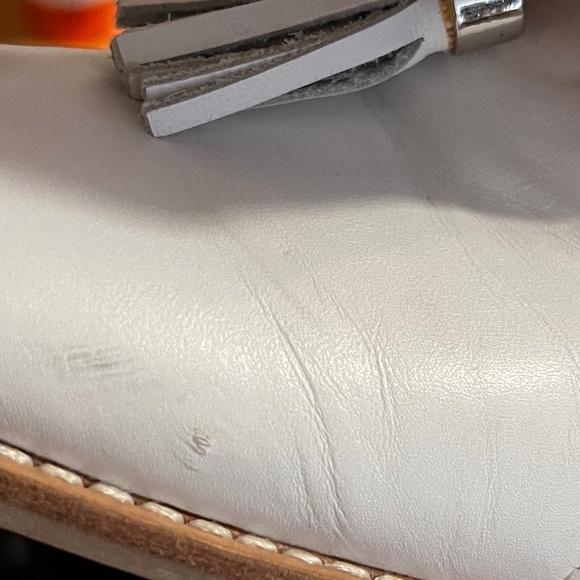 SOLD! Jeffrey Campbell -- Lawford white tassel loafers - Picture 9 of 10